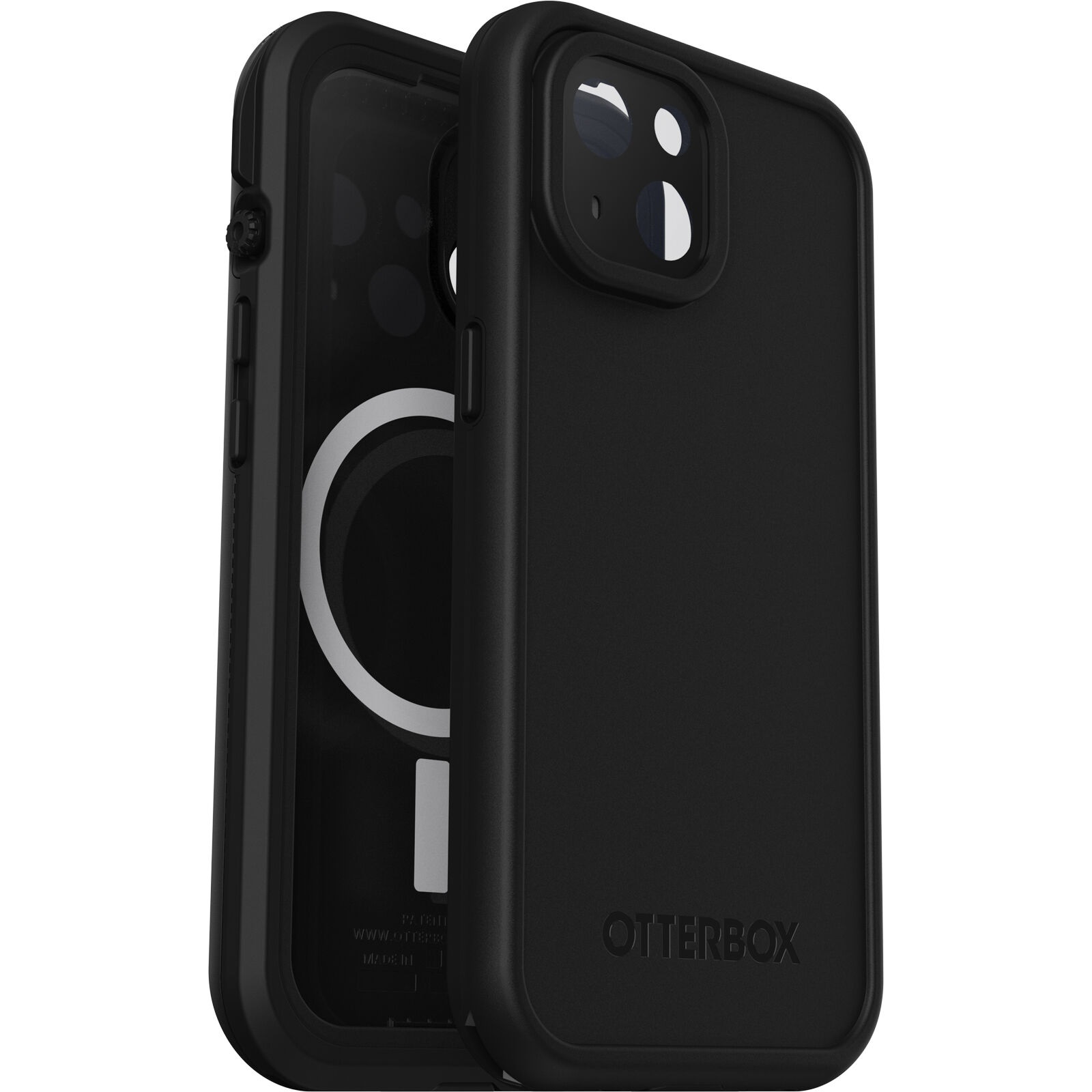 OtterBox Fre MagSafe Apple iPhone 15 (6 1 #39 ) Case Black (77 93438 OtterBox Fre MagSafe Apple iPhone 15 (6 1 #39 ) Case Black (77 93438