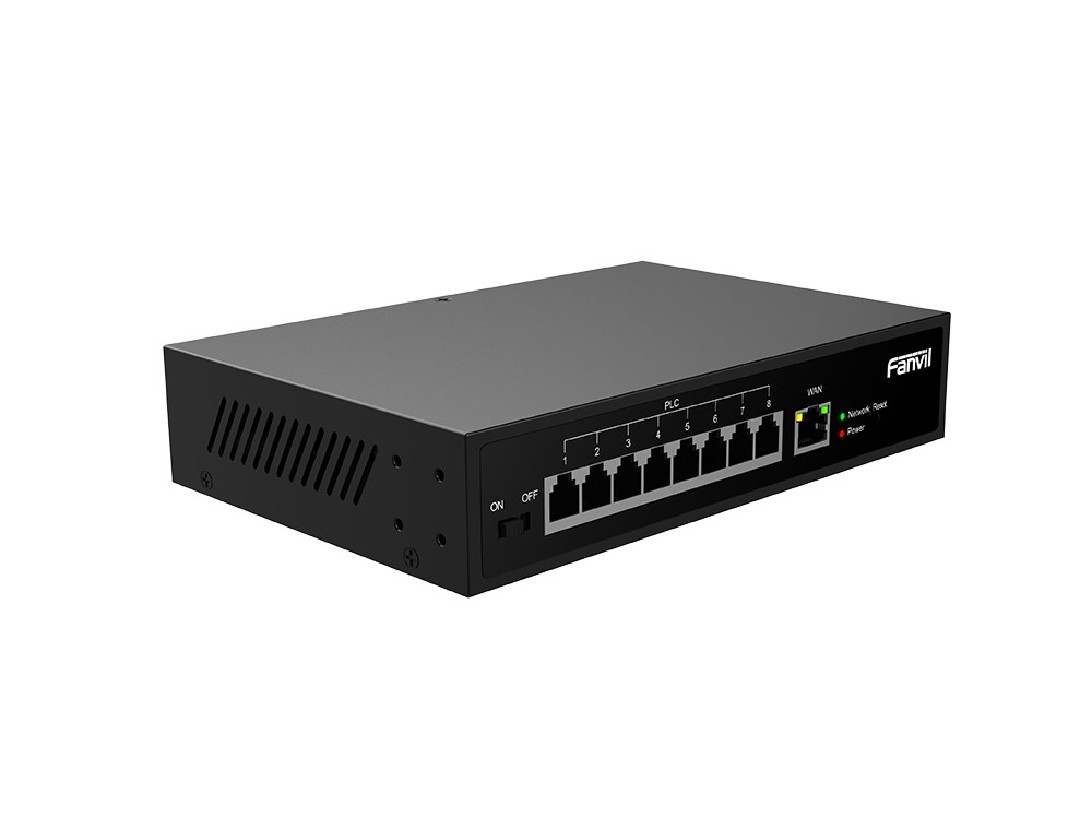 Fanvil PN8 2-Wire PoE Switch, Plug-and-Play, Reuse Existing Wires (PSTN ...