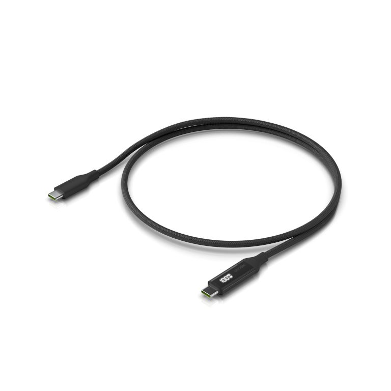 Nhu cable usb 100w .3m bk
